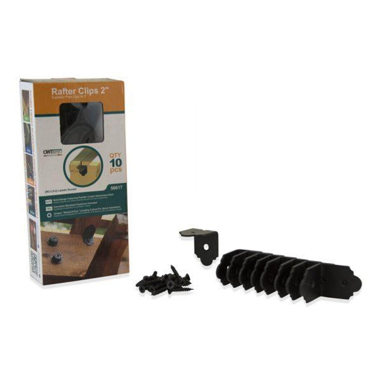 OZCO 2'' Laredo Sunset Standard Rafter Clips