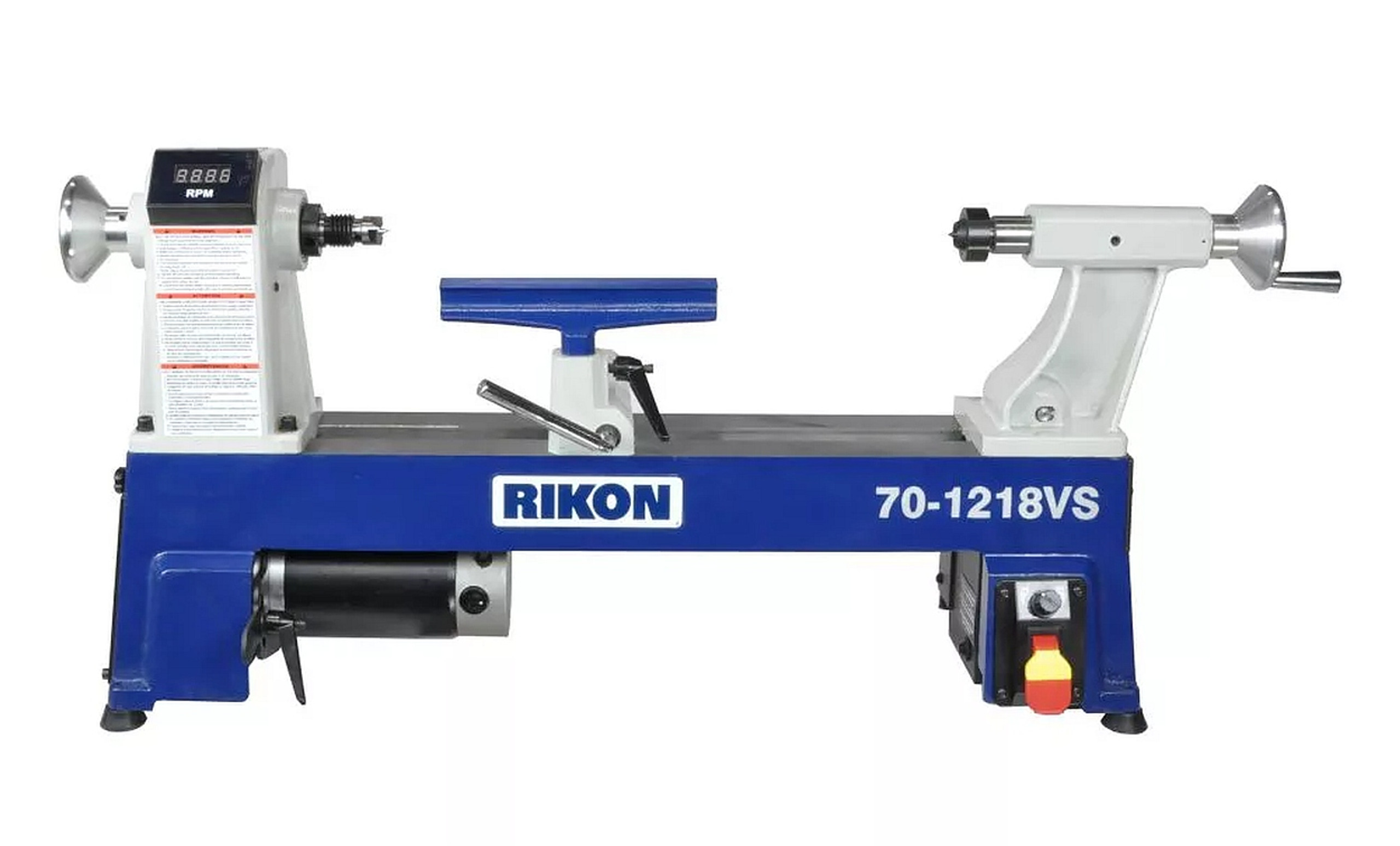 RIKON Power Tools 701218VS 12" x 18" Variable Speed MIDI Lathe for