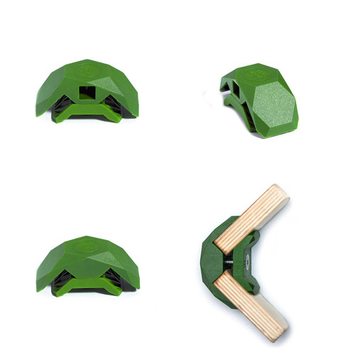 90-Degree Playwood Connector for Tool-Free Furniture Assembly - Light Green