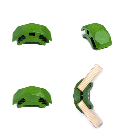 105-Degree Playwood Connector for Tool- Free Furniture Assembly - Light Green
