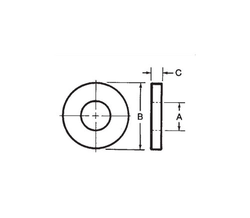 Morton Precision Flat Washer 5/8in Arbor 21/32in ID 1-3/8in x 1/8in