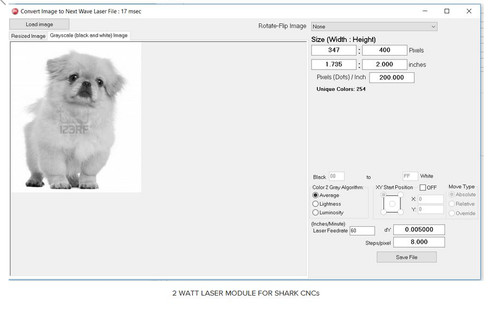 2 Watt Solid State Laser Kit for use on Next Wave CNC Router System to engraving