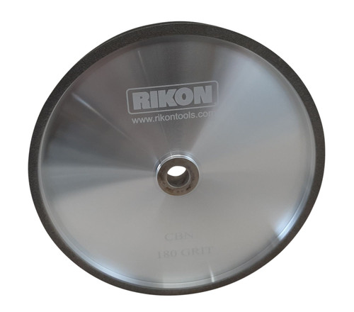 Rikon PRO Series 82-1180 CBN Grinding Wheel 180 Grit 8 inch Wheel to Sharpen High Speed Steel Cutting Tools for your Woodworking Lathe