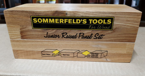 Sommerfeld's 3 Piece Woodworking Junior Cove Raised Panel set 1/2-Inch Shank Create Miniature frames and panels for small jewelry boxes, and similar projects.