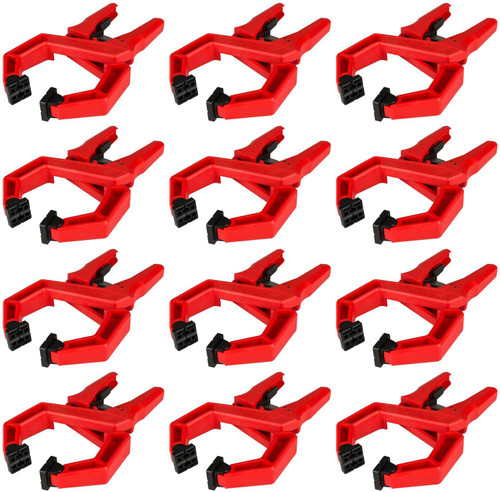 VMTW Ratchet Spring Quick Release Woodworking Hand Clamp 4 inch open jaw 4 inch reach 12 pack