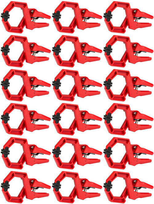 VMTW Ratchet Spring Quick Release Woodworking Hand Clamp 2 inch open jaw 2.5 inch reach 18 pack