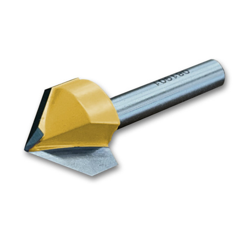 Sommerfeld V-Groove Rout Bit Woodworking Tool 90*CA,3/4CD,5/8CL,1-7/8OL,1/4SH