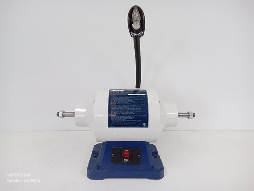 VMTW 80 and 180 grit 8 inch CBN Grinding Wheels on a RIKON Power Tools 80-808M 1 HP  Slow Speed Bench Grinder