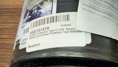  Alpha BAB0650 6 in x 164 feet Repositionable Waterproof Surface Protection Tape