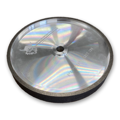 VMTW 8X1 CBN Grinding Wheel 180 Grit 1/4 inch side face for High Speed Steel