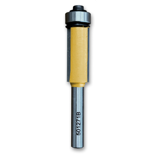 Flush Trim Bit w/Bearing 1/2CD,1CL,2-5/8OL,1/4SH