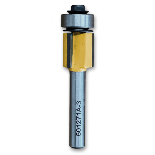 3- Wing Flush Trim Bit 1/2CD,1/2CL,2-1/4OL,1/4SH