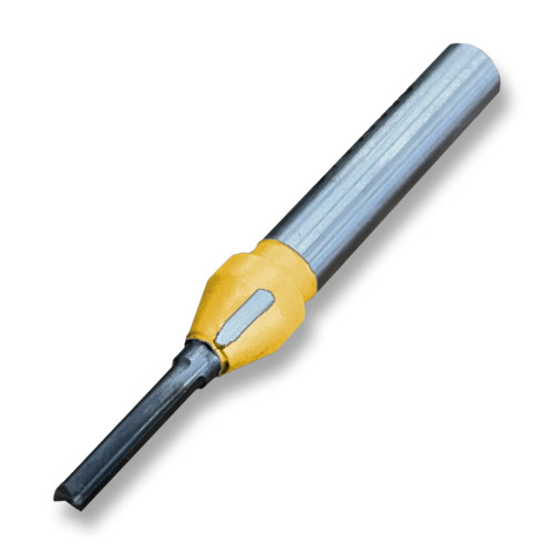 Sommerfeld Solid Carbide Straight Router Bit Woodworking Tool 1/8CD,1/2CL,2-1/8OL,14SH