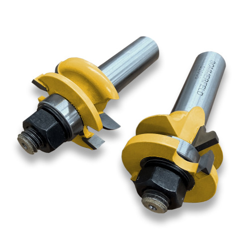 Sommerfeld Junior Rail & Style Pattern/Cope Router Bit Set Woodworking Tool