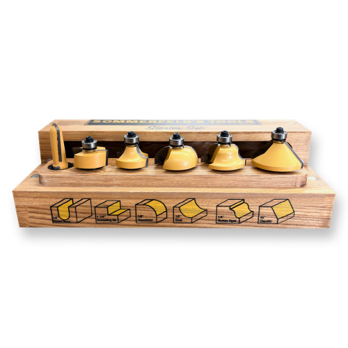 Sommerfeld 6-PC Starter Router Bit Woodworking Tool Set