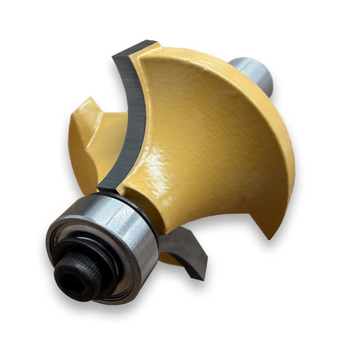 Sommerfeld Professional Roundover Router Bit Woodworking Tool w/ Bearing, 1/2 inch Radius, 1-1/2 inch Diameter, 2-11/16 inch Length, 1/2 inch Shaft