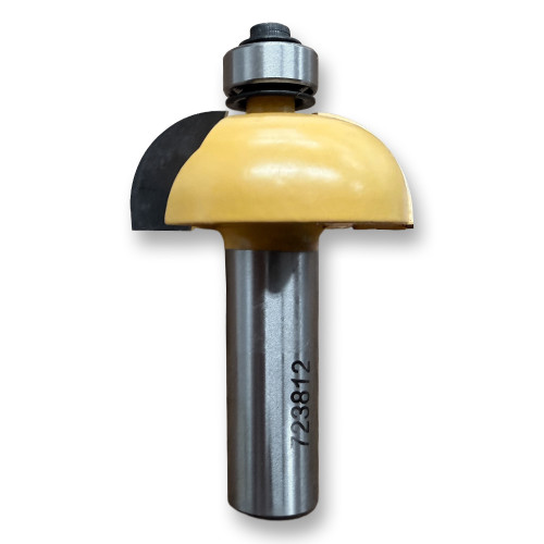 Sommerfeld Cove Router Bit Woodworking Tool w/Bearing 1/2CR,1 1/2CD,5/8CL,2 9/16OL,1/2SH