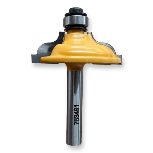 Sommerfeld Double Fillet Ogee Router Bit Woodworking Tool w/Brg5/32CR,1-3/8CD,1/2CL,2-1/8OL,1/4SH