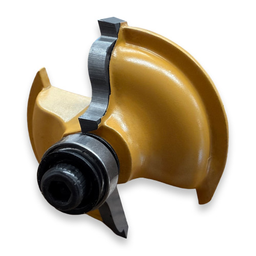 Sommerfeld Double Fillet Ogee Router Bit Woodworking Tool w/Brg5/32CR,1-3/8CD,1/2CL,2-1/8OL,1/4SH