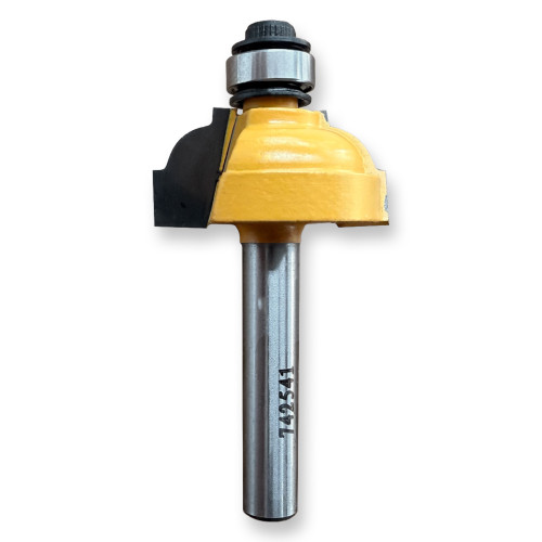 Sommerfeld Cove Router Bit Woodworking Tool w/Fillet w/3/8Brg 3/16CR,1CD,1/2CL,2-3/16OL,1/4SH