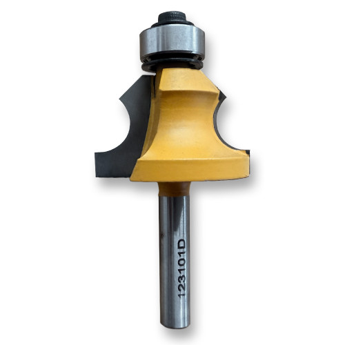 Sommerfeld 135* Edge Molding Router Bit Woodworking Tool w/bearing 1/4CR,1-1/4CD,3/4CL,2-3/8OL1/4SH
