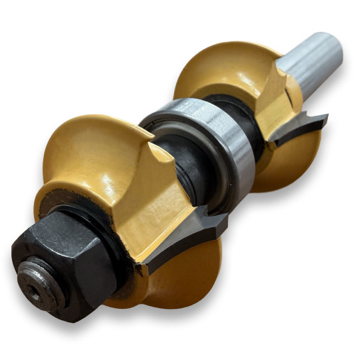 Sommerfeld Adjustable Roundover Router Bit Woodworking Tool 1/4CR,3/16CD,1-3/8CL,4-1/8OL,1/2SH