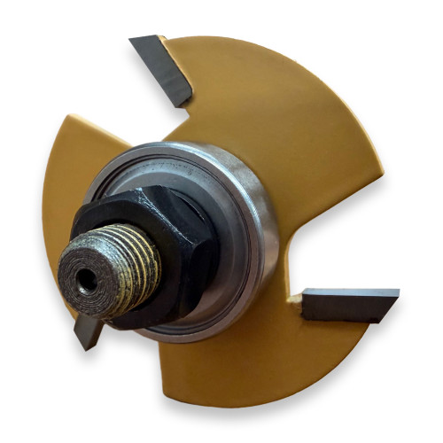 Sommerfeld 3-Wing Slot Cutter Router Bit Woodworking Tool 1/8 KERF, 1/4 SH