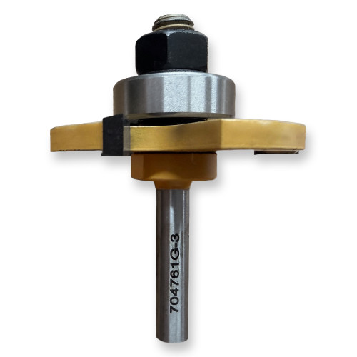 Sommerfeld 3-Wing Slot Cutter Router Bit Woodworking Tool 7/32 KERF, 1/4 SH