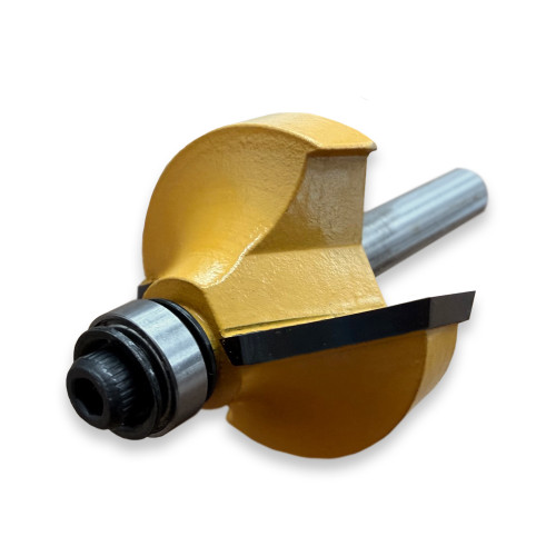 Sommerfeld Beading Router Bit Woodworking Tool w/Bearing 3/8CR,1-1/4CD,21/32CL,2-5/16OL,1/4SH