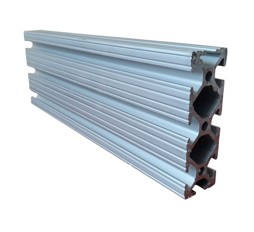 4 pieces 20 Series T Slot 2080 Aluminum Extrusion Profile 8.5'',  Linear Rail for 3D Printer Parts and CNC DIY 216mm Silver(8.5inchx3inchx1inch)