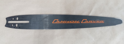 Cannon Chainsaw Carving Bar C1 Mount 14 Inch .050 Gauge Quarter Tip
