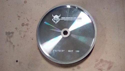 VMTW 8X1 in CBN Grinding Wheel 180 Grit  Sharpen High Speed Steel Cutting Tools