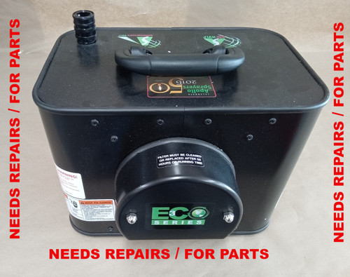 Apollo Sprayers HVLP ECO-4 4-Stage Turbine Paint Spray System, E7000 Non-Bleed Spray Gun & 20' Hose