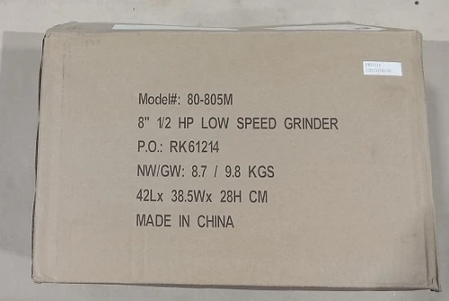 Rikon Model 80-805M 8 inch Slow Speed Grinder motor only for use with CBN wheels