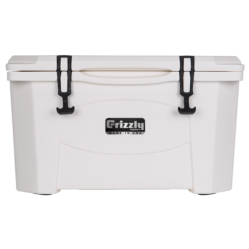 Grizzly Coolers 40 Quart Rotomolded Cooler, White