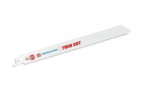 Imperial Blades 5IBT9 Twin Cut Reciprocating Saw Blade, 10/14 TPI, 9-Inch 5 Pack