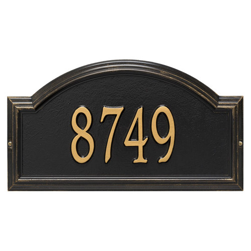 Whitehall Custom Providence Arch One Line Wall Address Plaque - Customize