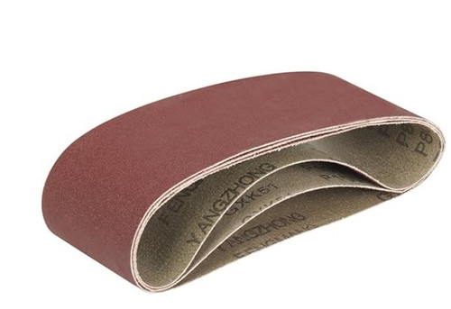 Triton 3pk Aluminum Oxide Sanding Belt 80/100/120 Grit