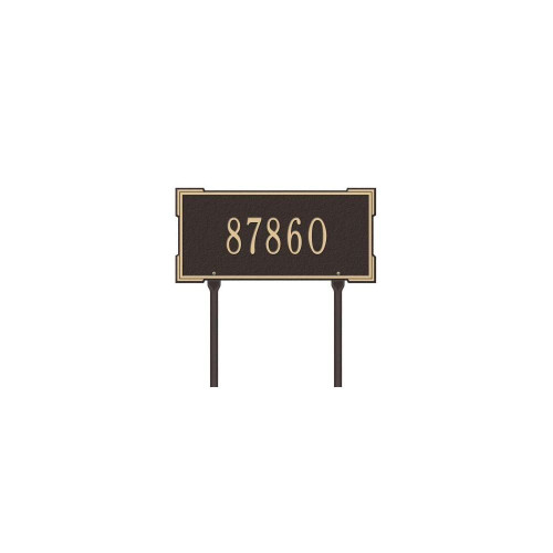 Whitehall Roanoke Custom One Line Lawn Address Plaque - Customize!