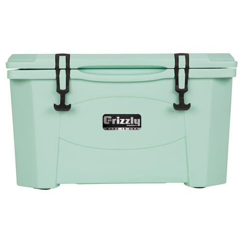 Grizzly Coolers 40 Quart Rotomolded Cooler, Seafoam