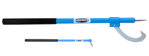 LogRite 48'' Aluminum  Handle Peavey and 30'' Hookaroon 2-pc. Bundle for logging, Firewood management Chainsaw help Wood Lot