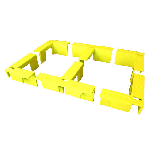 EZ Woodshop 2 Corner 1/2 Shelf Box & Cabinet Square Pocket Hole Jig assembly Set