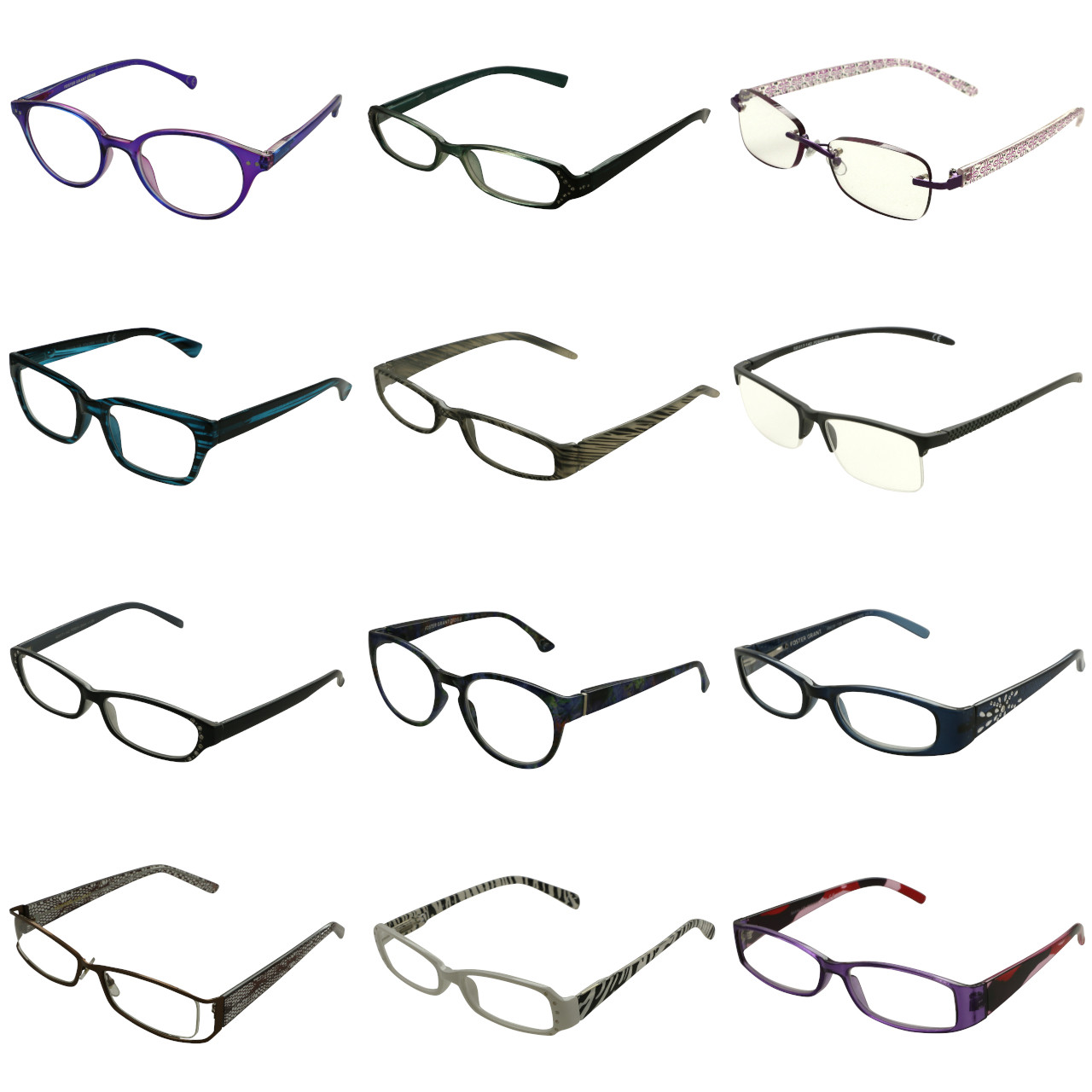 Name brand reading sales glasses frames