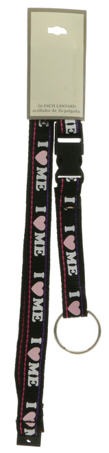 Lanyard with detachable split-ring key chain