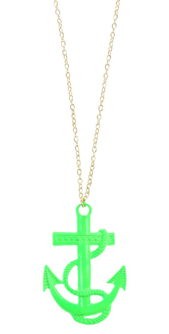 Neon color anchor charms N23C