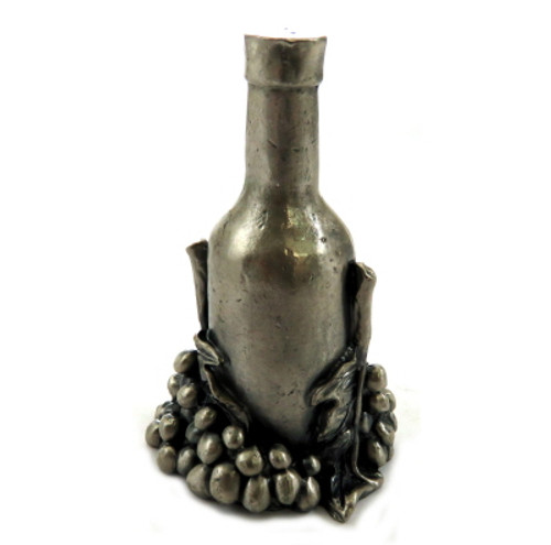 Pewter candle snuffer in shaped of a wine shaft with clusters of grapes surrounding the shaft cs8 Pewter candle snuffer in shaped of a wine shaft with clusters of grapes surrounding the shaft cs8