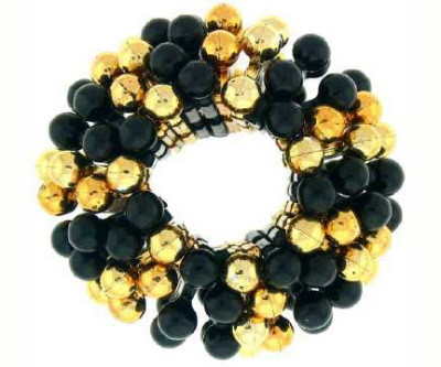 BEADED SCRUNCHIE HS213C