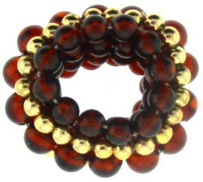 BEADED SCRUNCHIE HS4985