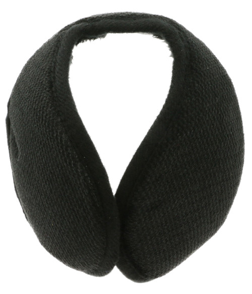 Earmuff with a band that goes behind the head with a small plaid print 12EM708