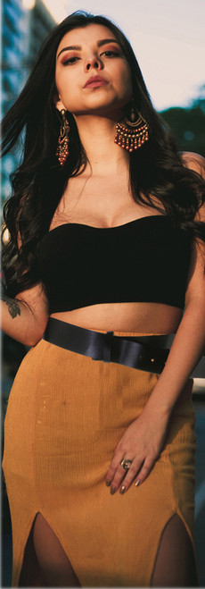 Black belt with snaps 06BLT29364